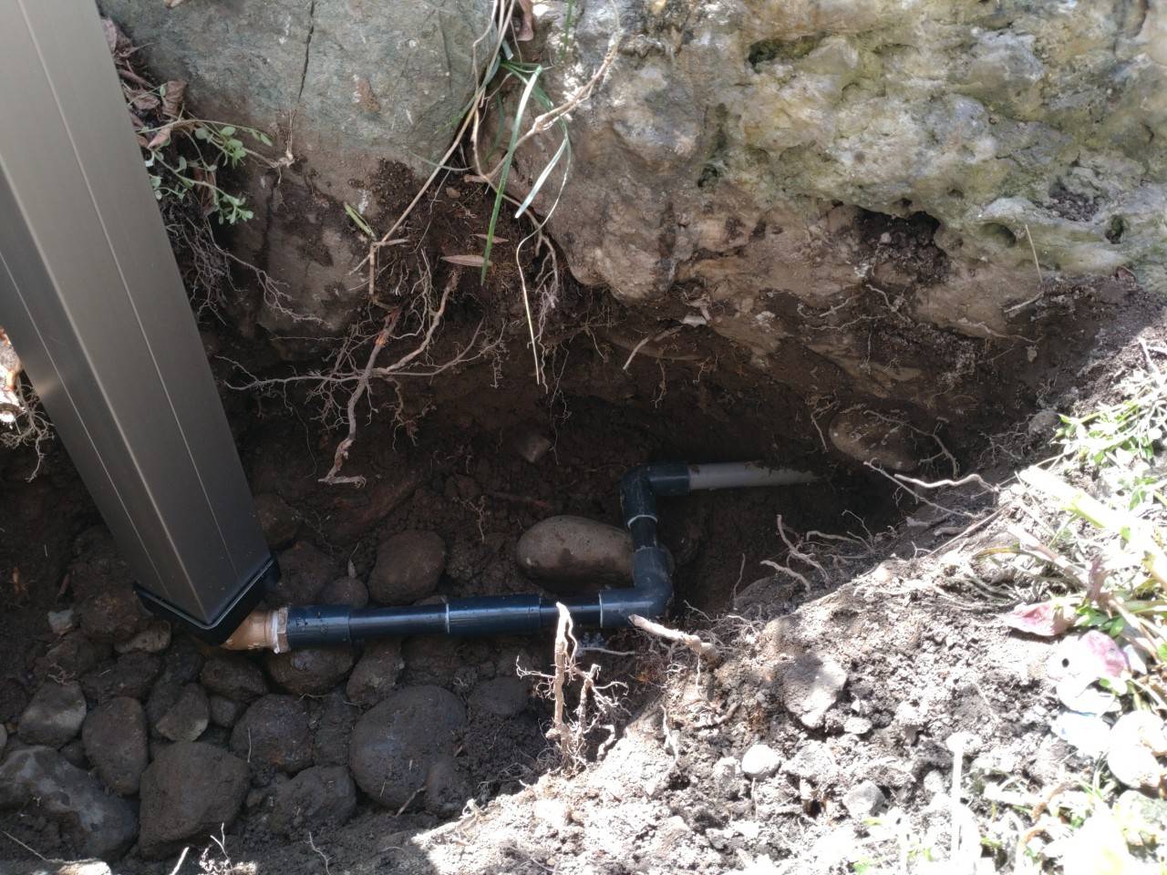 新規配管取付状況